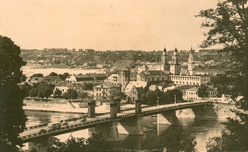 Kaunas Panorama from the side of Alexot