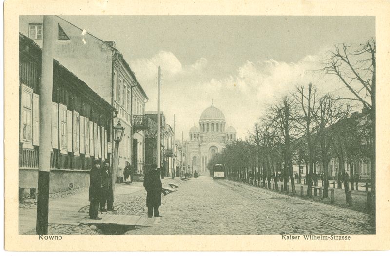 Card “Kaizeris Vilhelm Street in Kaunas”