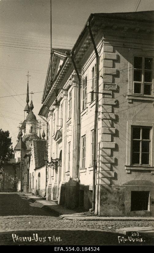 New street, behind the right Katariina Church, (for the press office "News").