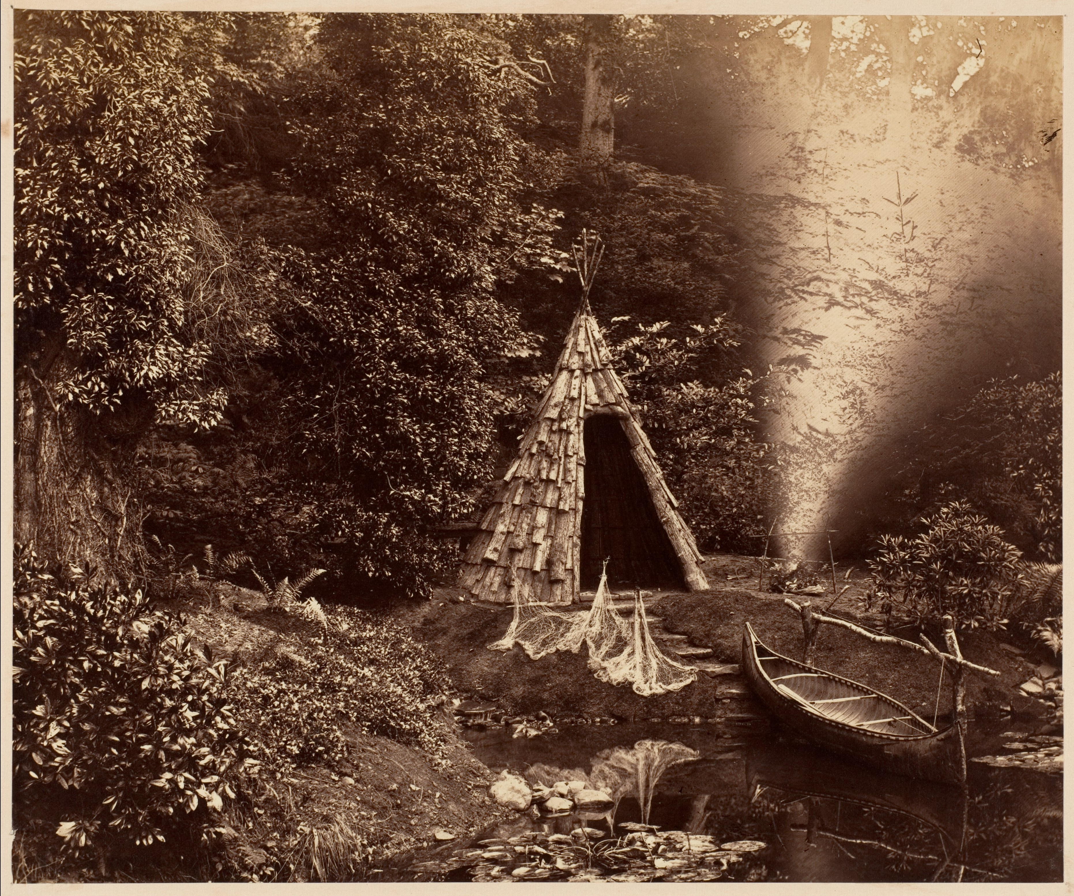 The Wigwam, a Canadian Scene at Penllergare - Photographs