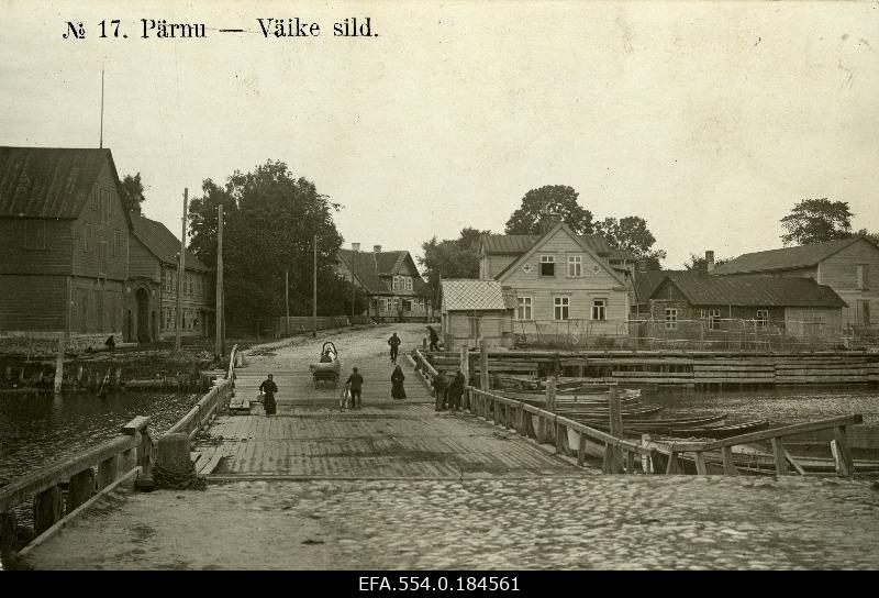 Siimu bridge on the river Sauga in the district of Old-Pärnu.