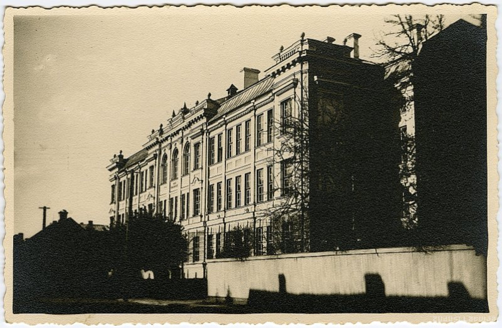 Jelgava. Former Jelgava teachers' instinct building, before then Jelgava Real School