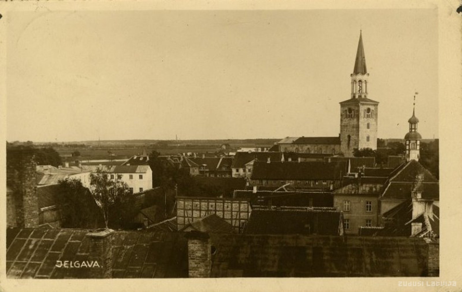 Jelgava. View from fire tower, Jelgava