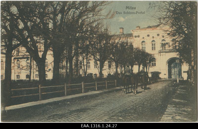 Jelgava, castle gate