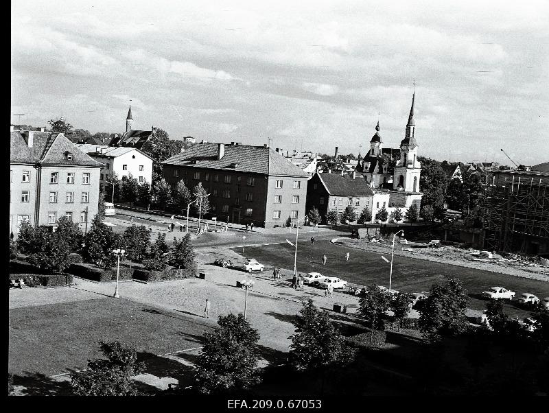View of the city centre of Pärnu.