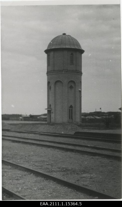 Water tower at Põlva Railway Station
