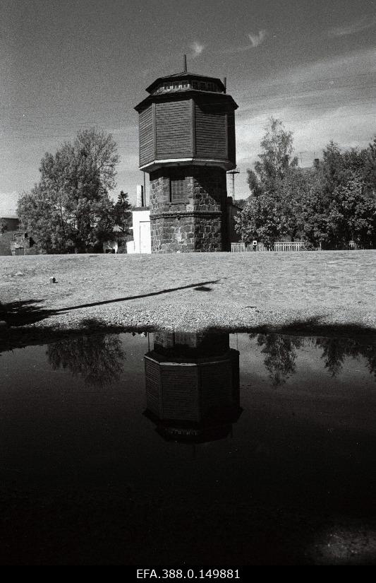 Old water tower of Viljandi railway station.