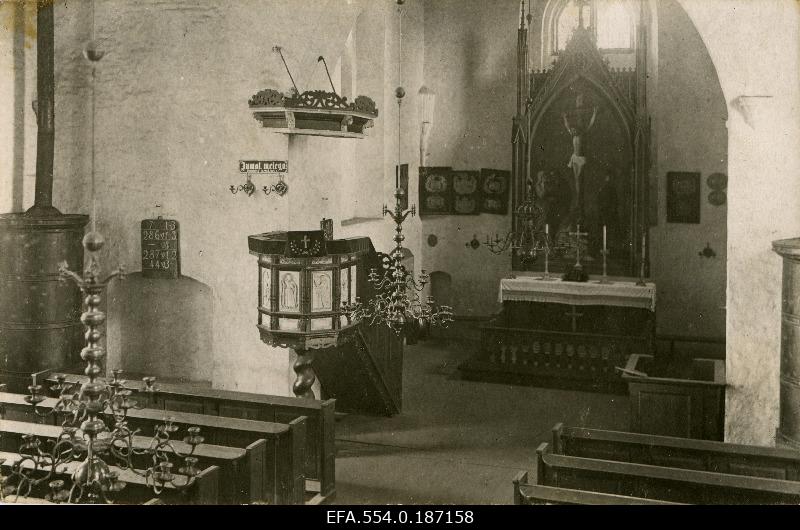 Rannu Martini kiriku altari osa.