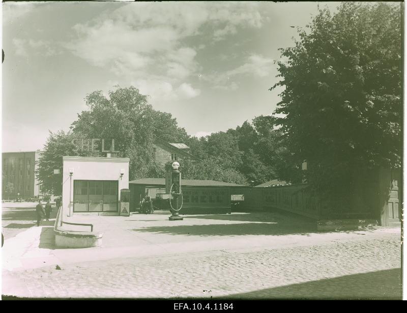 Car petrol station in Tallinn.