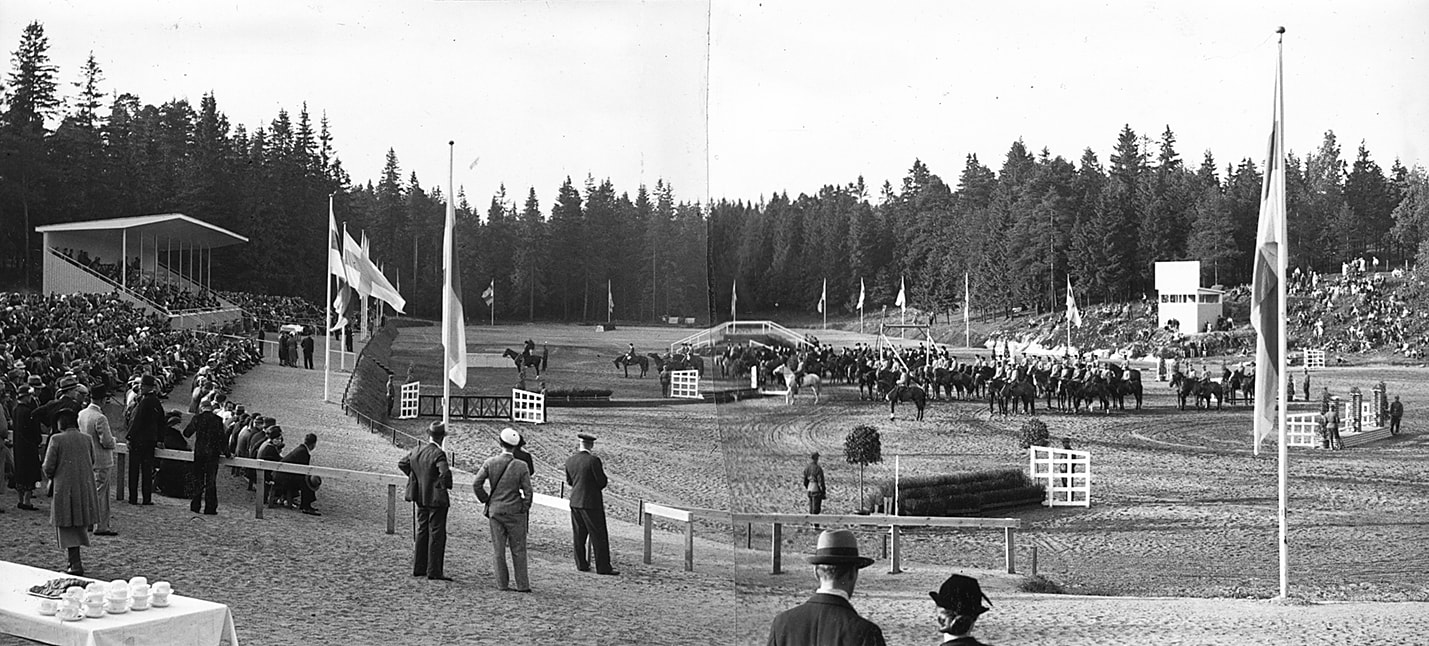 Opening of the Valley riding stadium in 1937.