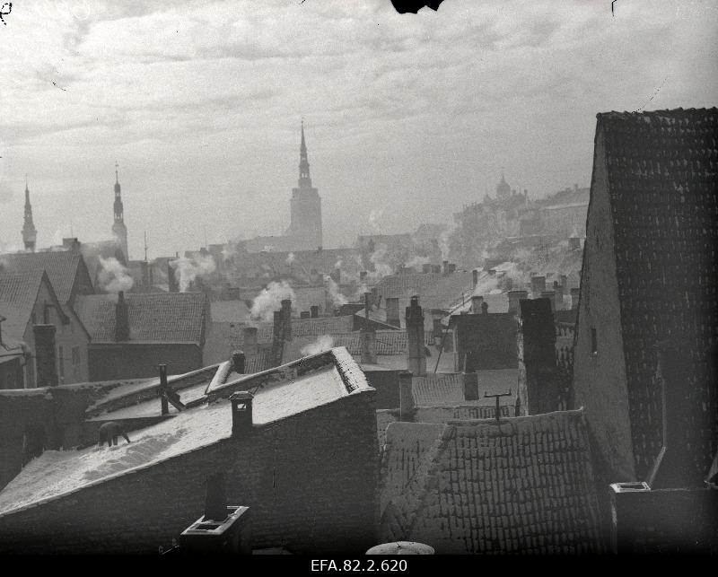 View Toompea from the house of the Ministry of Defence.