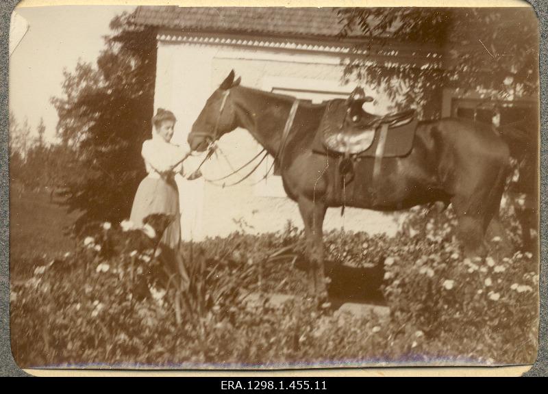 Guido Maydelli sister with Marie's horse