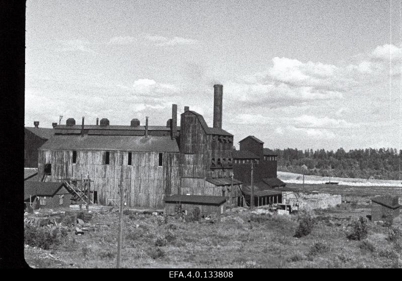 View of the oil factory in Kohtla-Järvel.