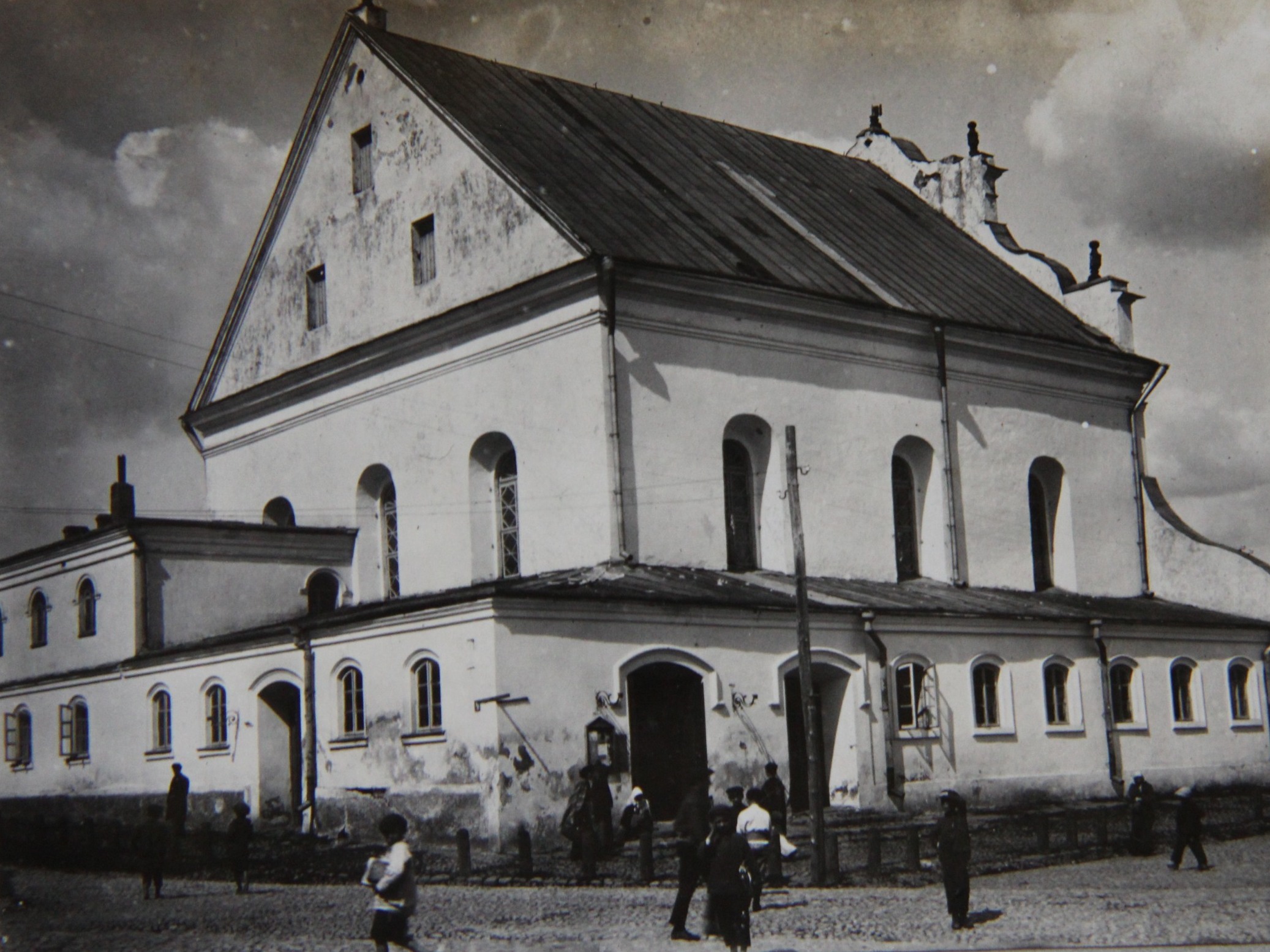 Slonim, Great Synagogue / Слонім, Вялікая сінагога (1916) - https://www.racyja.com/kultura/redki-zdymak-slonimskaj-sinagogi/