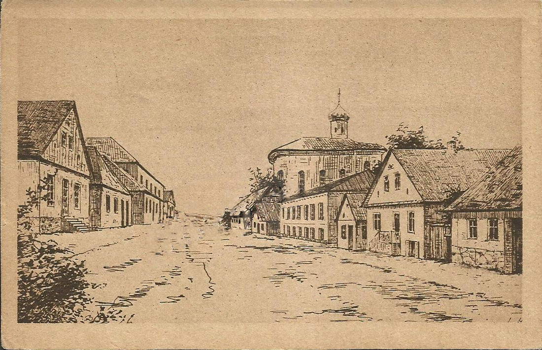 Słonim, Mastavaja, Lateranski. Слонім, Маставая, Лятэранскі (1917) - lang