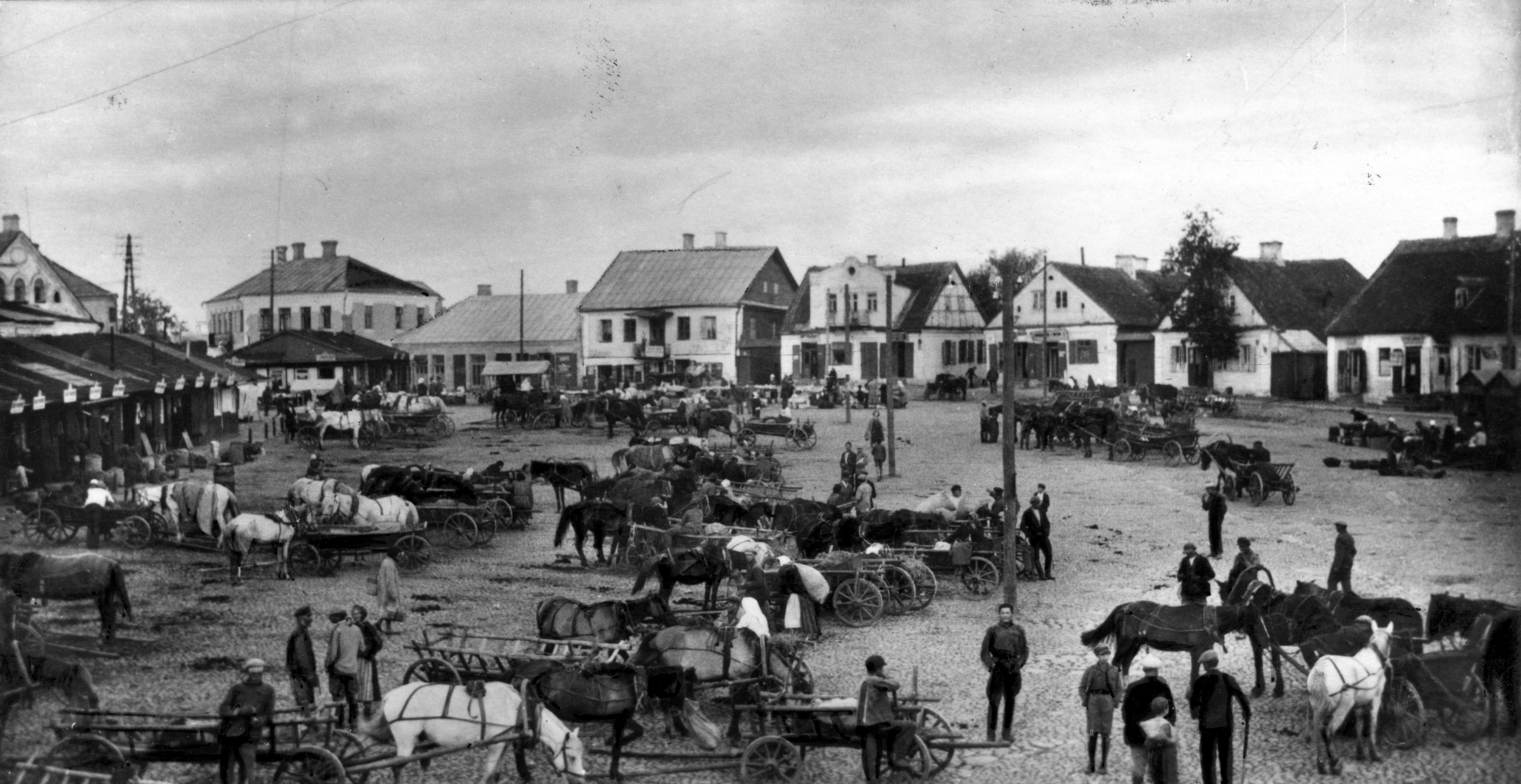 Słonim, Rynak. Слонім, Рынак (1920-29) - lang