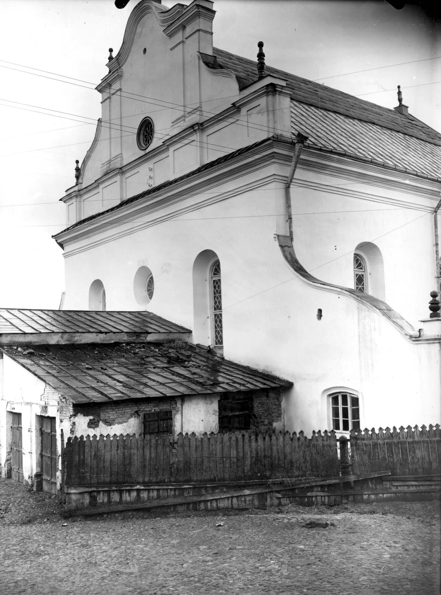 Słonim, Školny Dvor, Vialikaja synagoga. Слонім, Школьны Двор, Вялікая сынагога (1930) (3) - lang