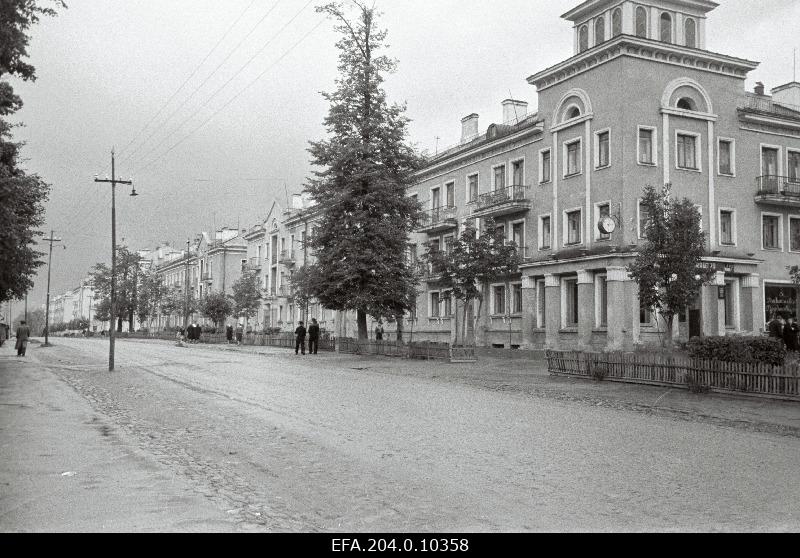 One of Narva's new streets.