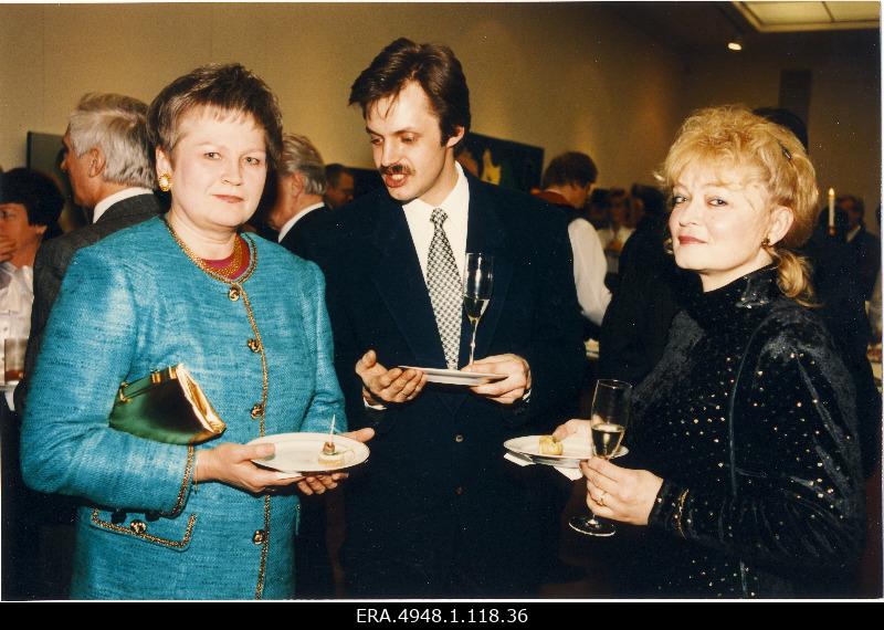 Acceptance of the board of the Electoral Union "Koonderakond ja Maarahva Ühendus" in the event of the victory of the elections of the VIII Riigikogu in the Tallinn Art Hall. Guests.