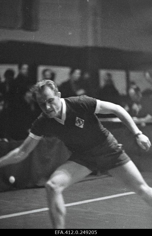 Soviet Union Championships in Table Tennis. Johannes Meeksa playhouse.