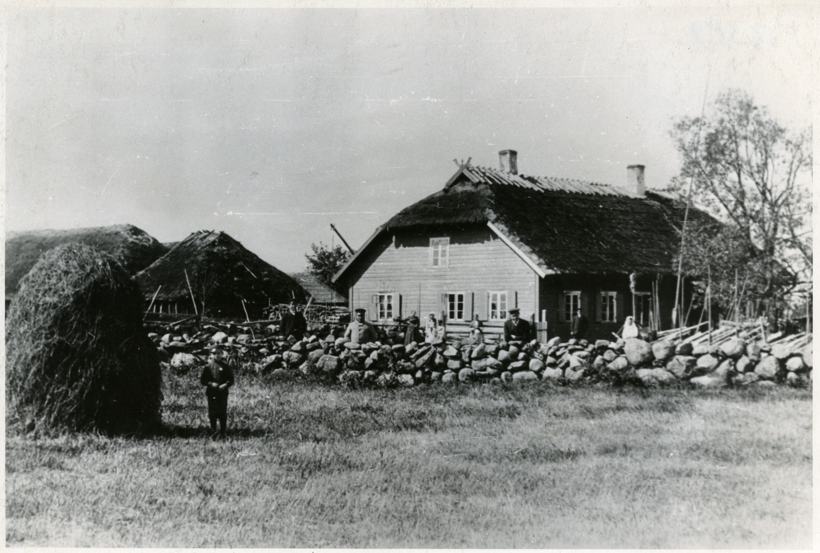 Schoolhouse in Estonia in 1900