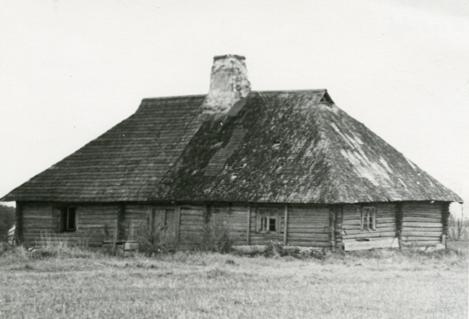 Paunküla's first school building and school building plan (the so-called Korten House)