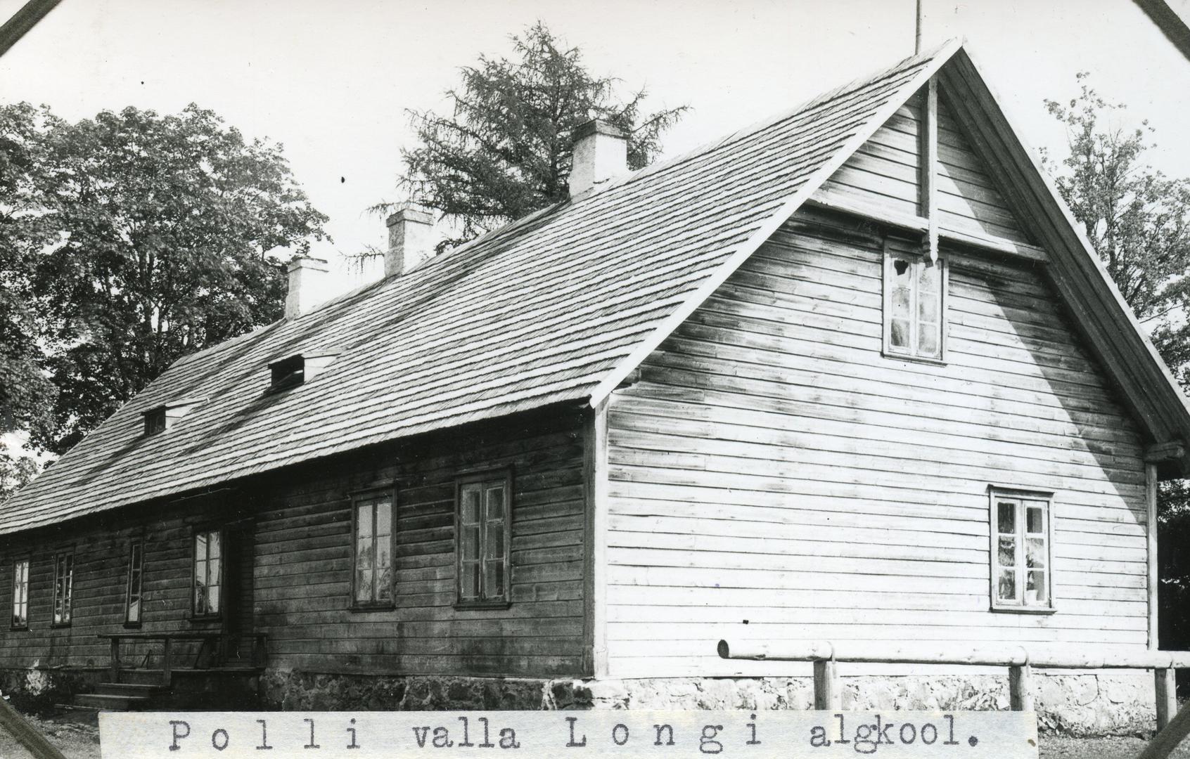 Polli municipality Longi Algkooli building