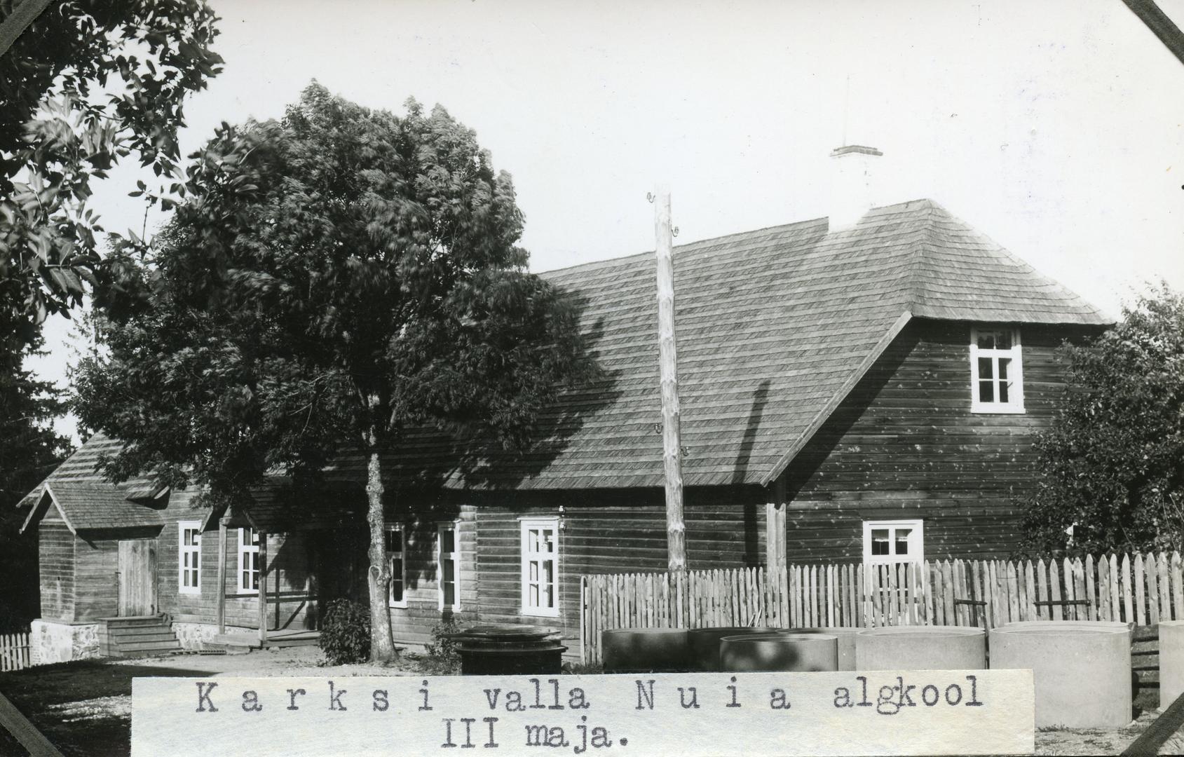 Karksi valla Nuia 6-kl Algkooli kolmas hoone