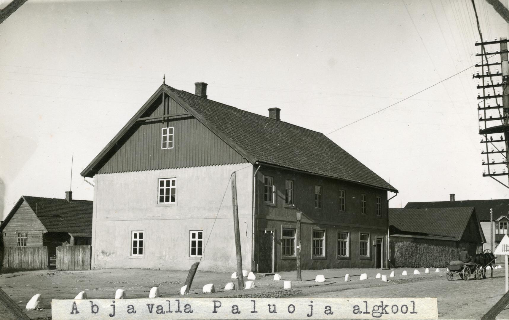 Abja municipality Paluoja 6-kl Algkooli building