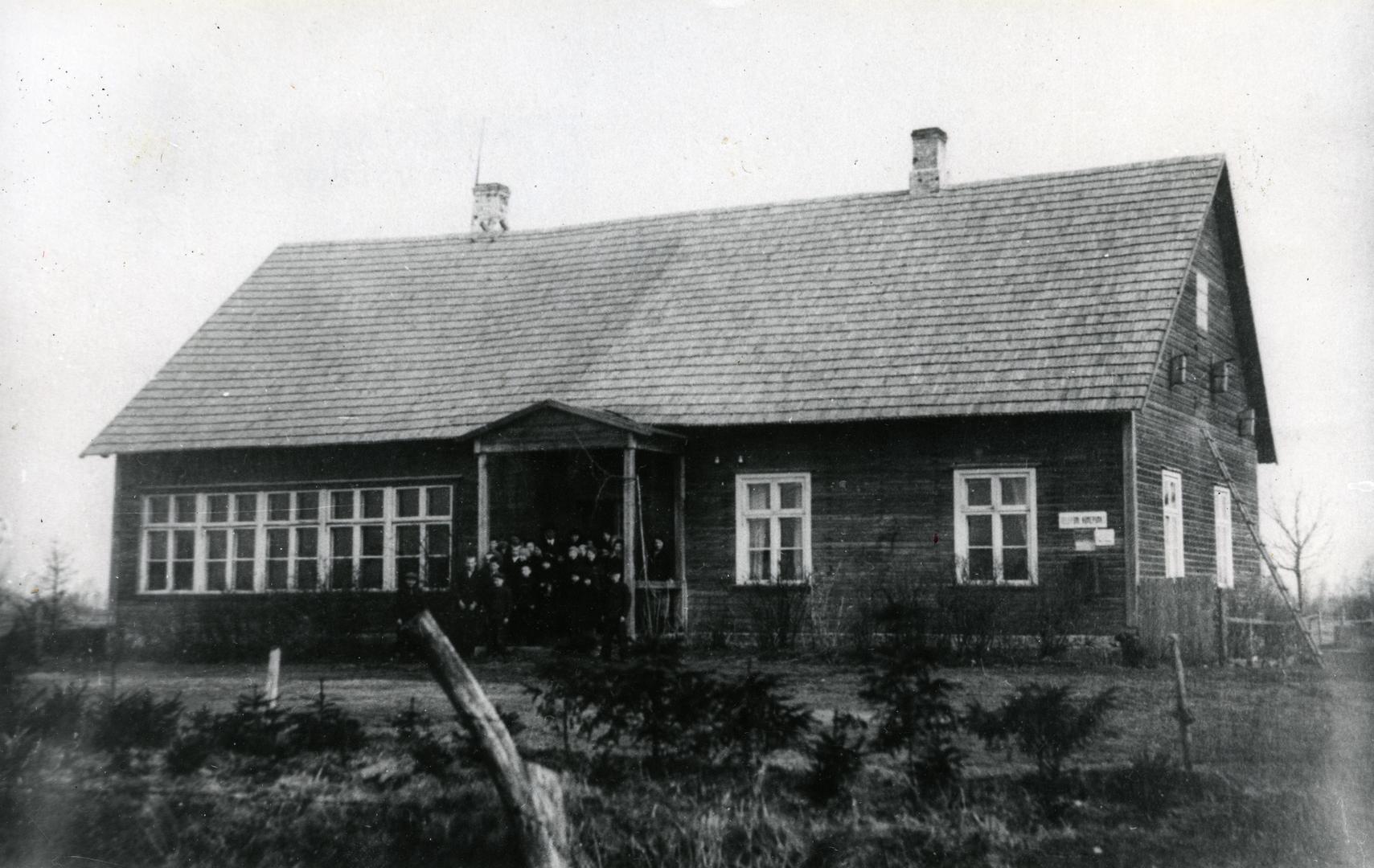 Ridalepa School House (built in 1912)