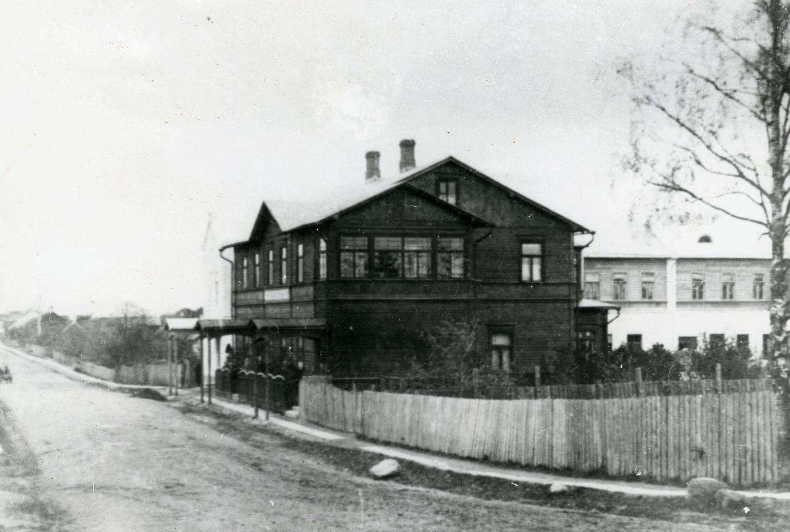 Views of Rakvere Teachers Seminar buildings and interior rooms until 1989