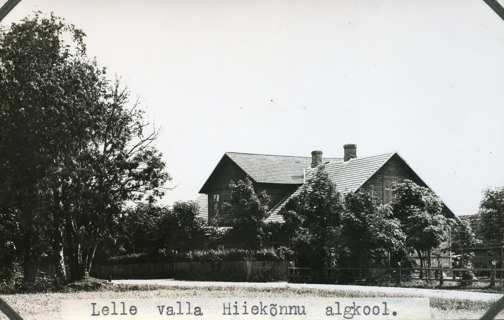 Lelle municipality Hiiekõnnu Algkooli building