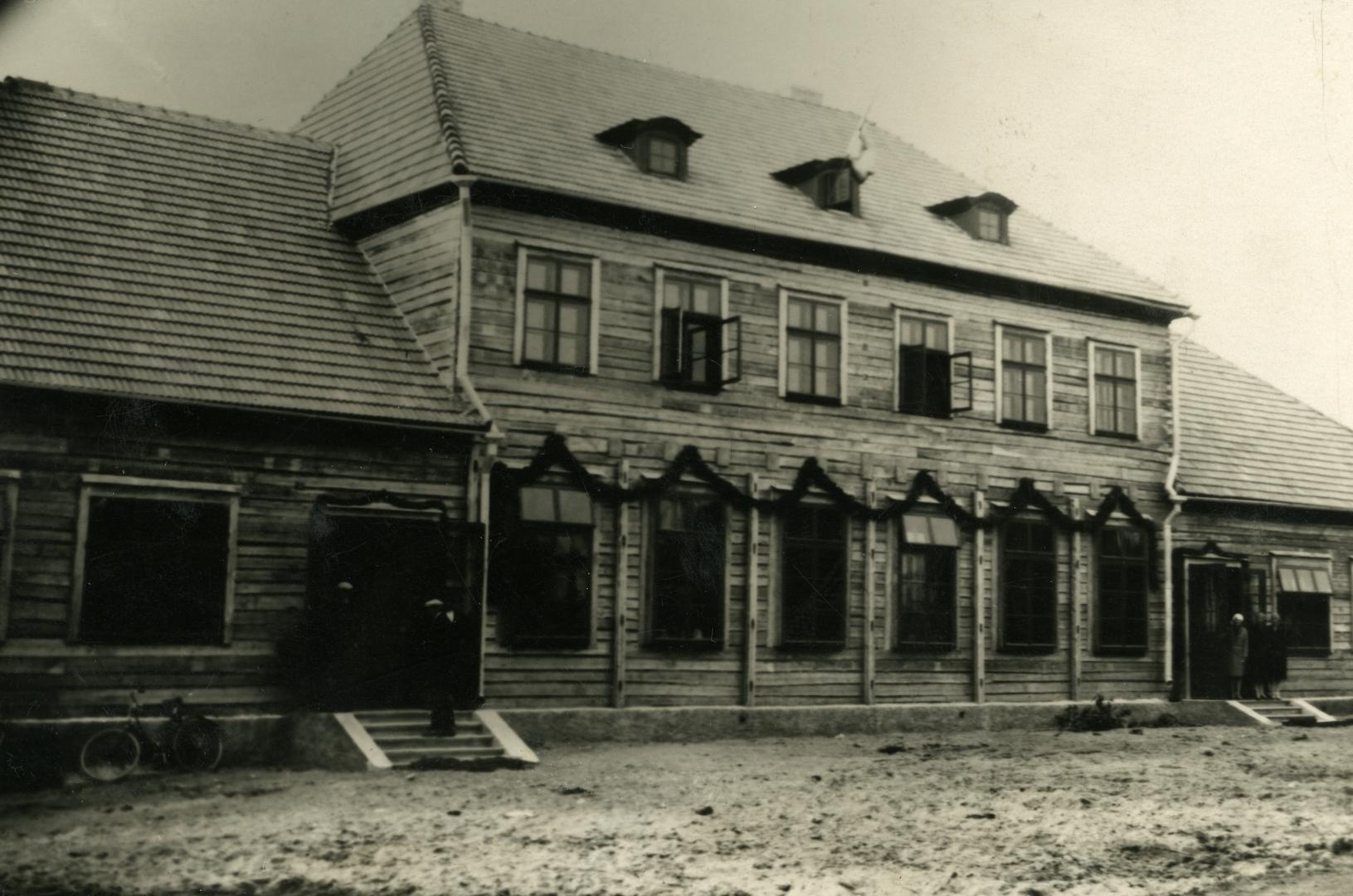 During construction and admission of the school building