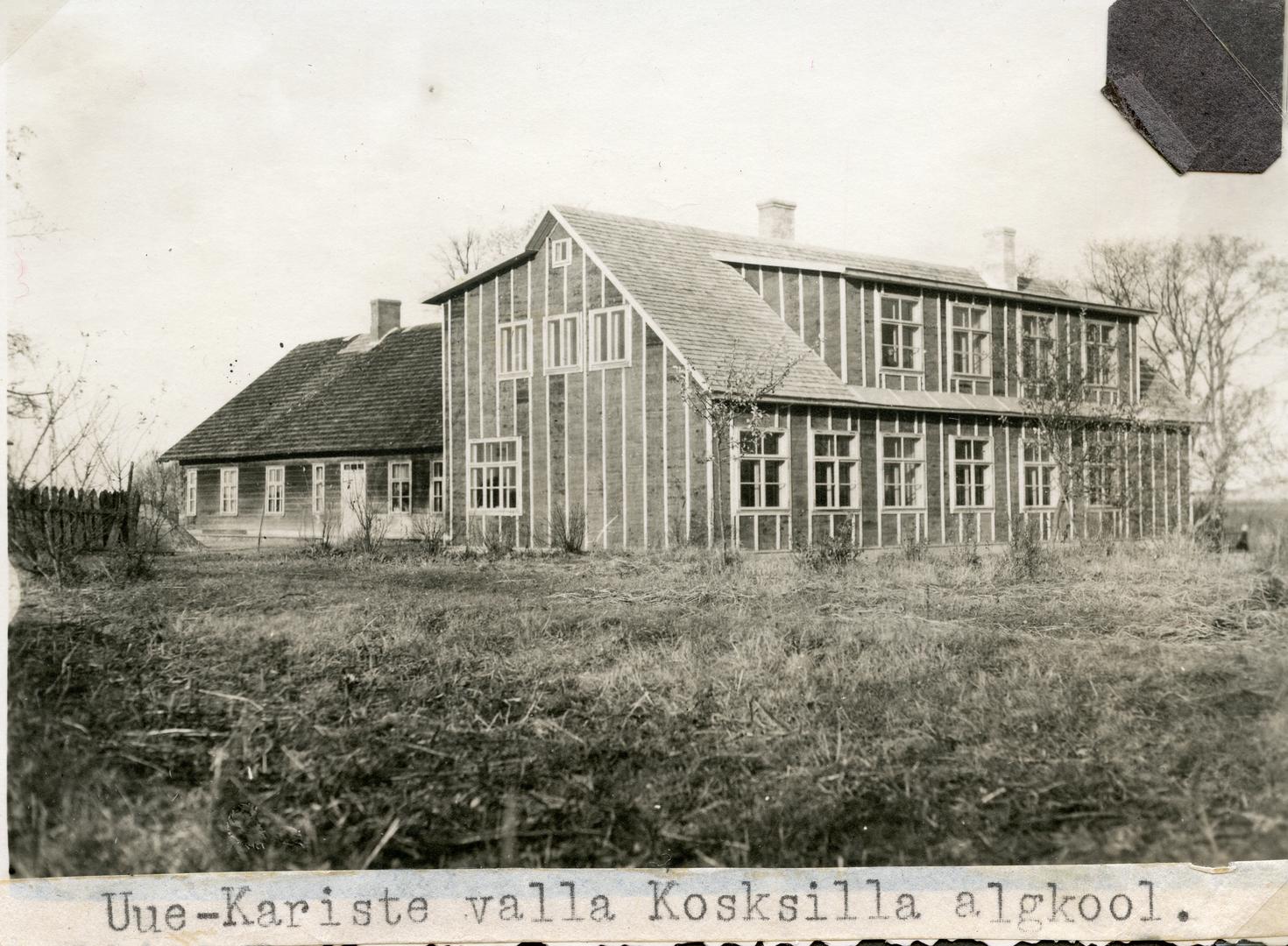 Kosksilla 6-kl During the construction of the new school building