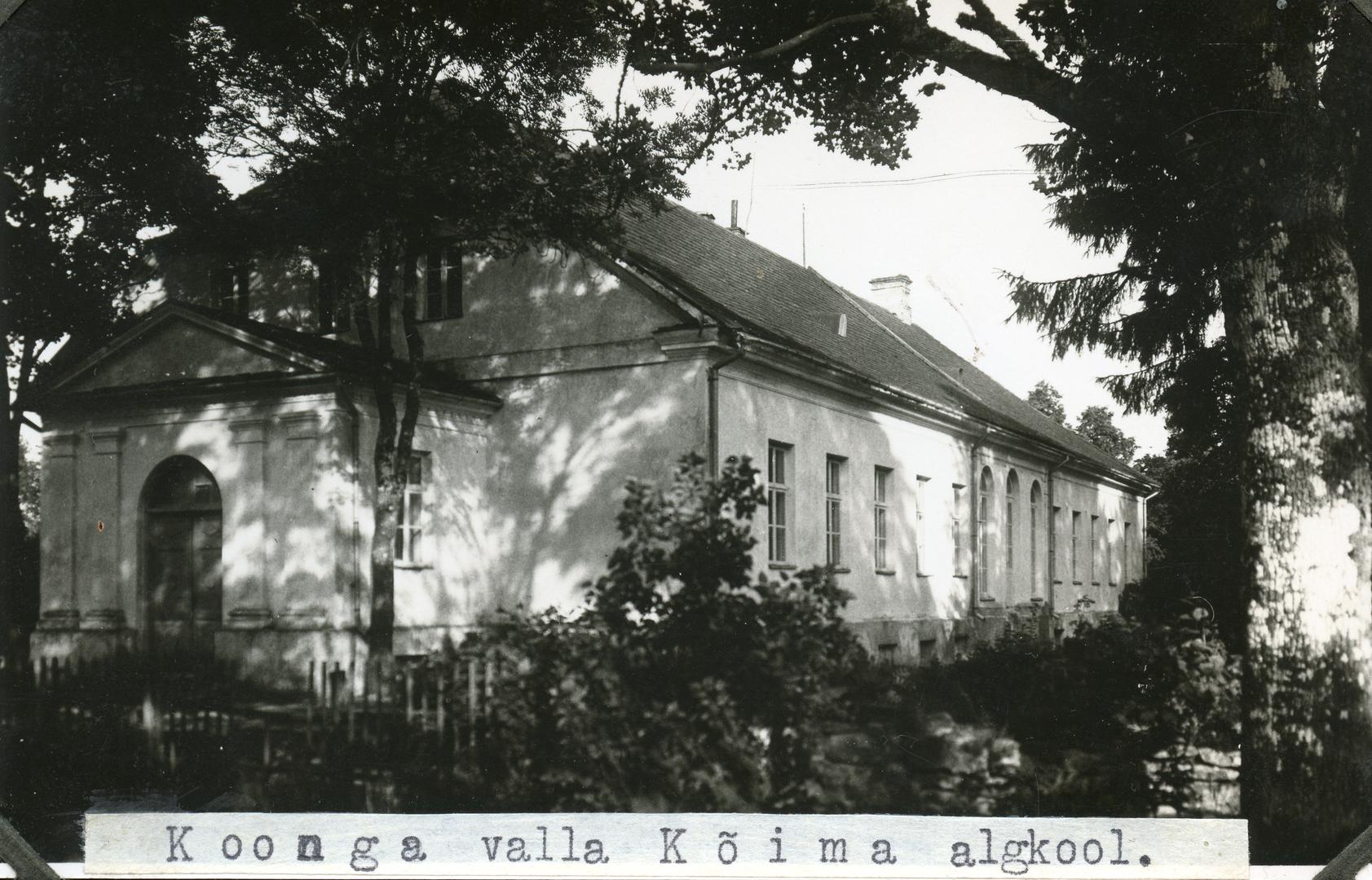 Koonga municipality Kõima 6-kl Algkooli building