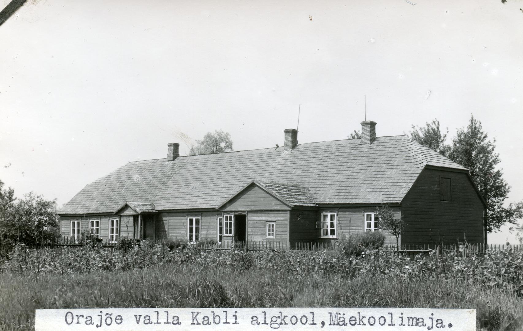 Orajõe rural municipality Kabli 6-kl Startschool Mountain School House