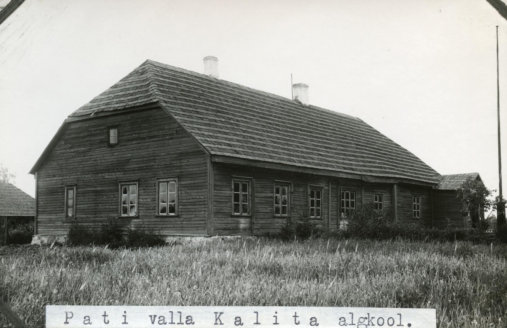 Pati municipality Kalita 6-kl Algkooli building