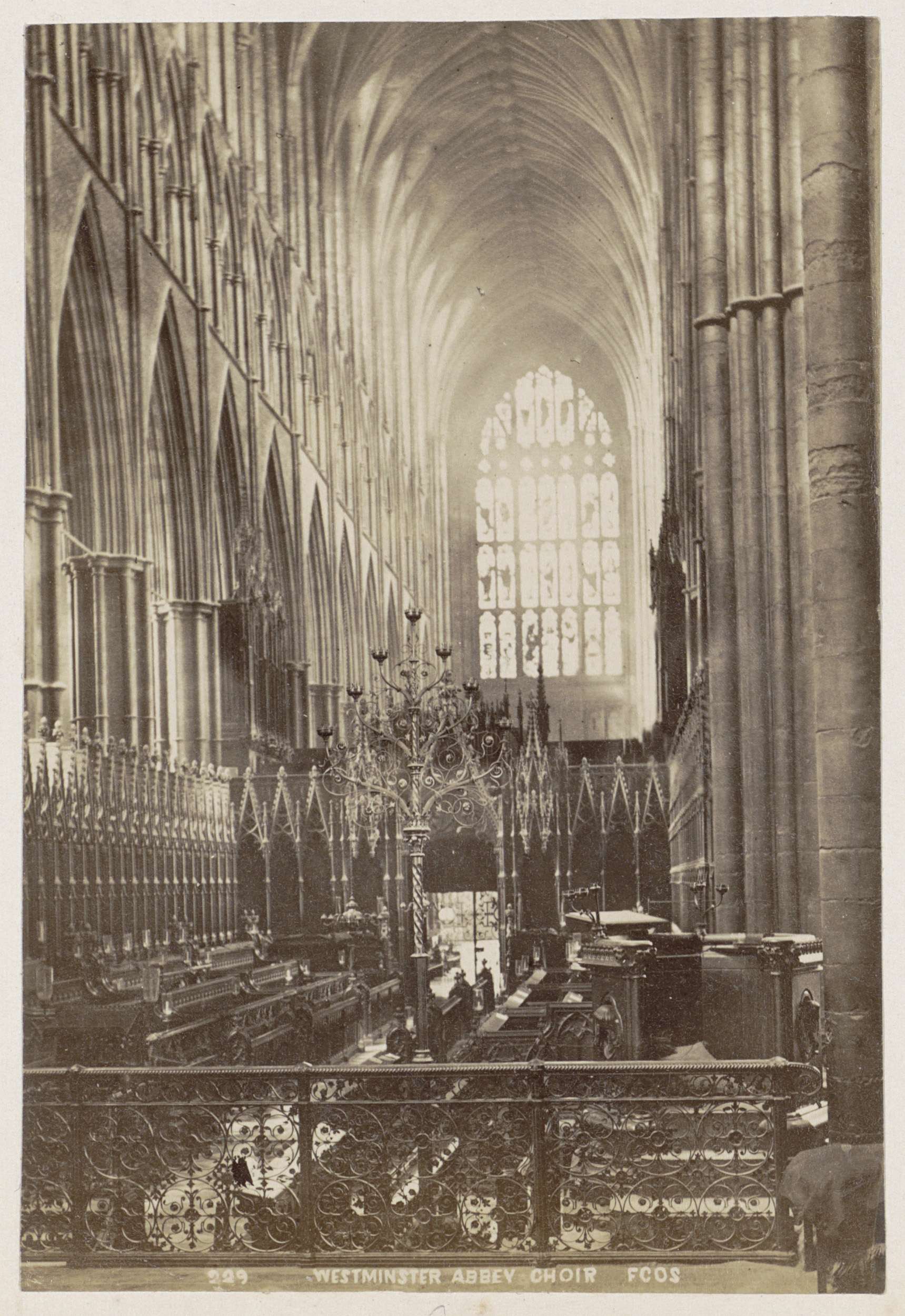 London, Interior van Westminster Abbey in Londen, Westminster Abbey Choir