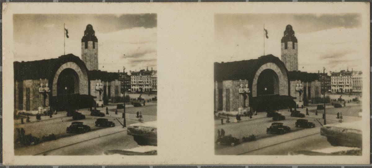 N.o 102. Helsinki (Helsingfors). - Estación del ferrocarril.