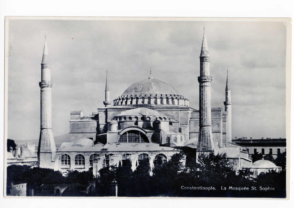 Postcard; SS Anversoise; postcard series from Constantinopolis/Istanbul