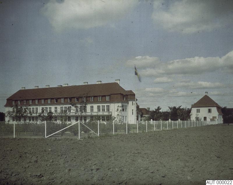 Flensburgska sjukhuset, exteriör. - Malmö Stads historia vol. 5. - Foto: Gustaf W:son Cronquist / Malmö Museer