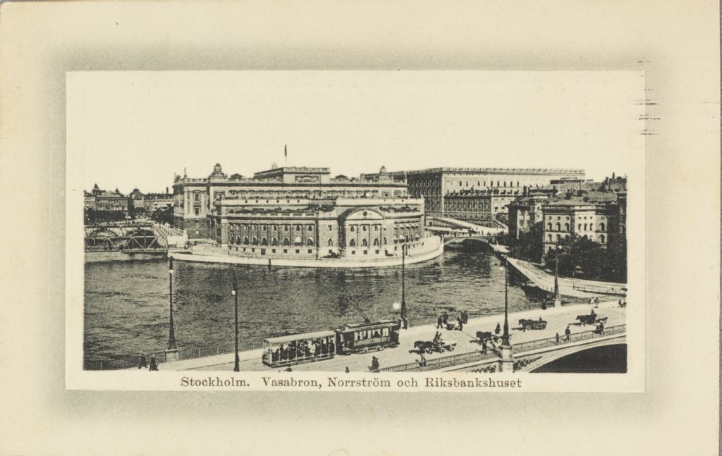 Stockholm-based postcard