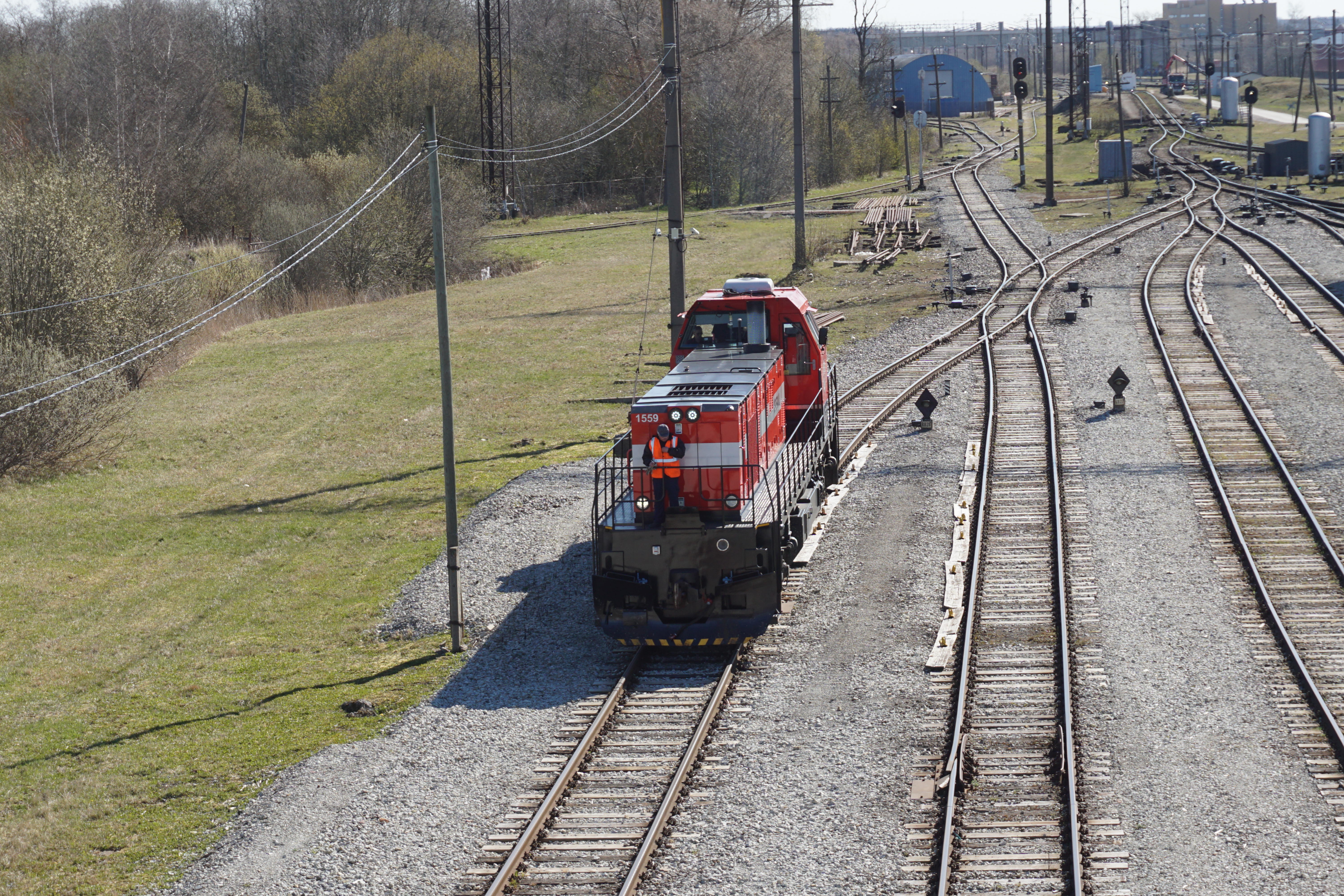 Locomotive C30-M-1559 - Estonian-made diesel locomotive C30-M-1559