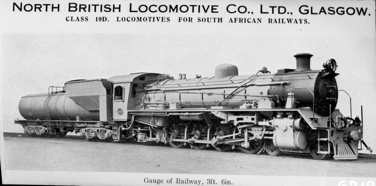 (South Australian Railways ) SAR October 19d 1323. SYDAFRIKA