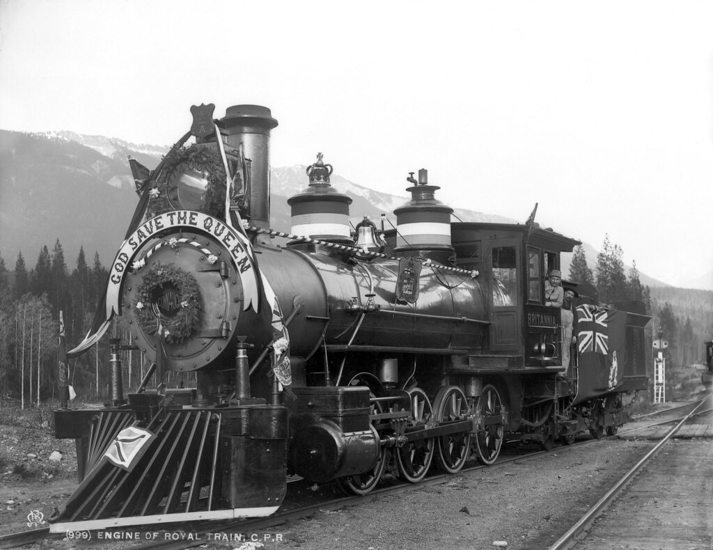 Train used by Prince Arthur, Duke of Connaught and Strathearn, on his 1890 trip to Canada