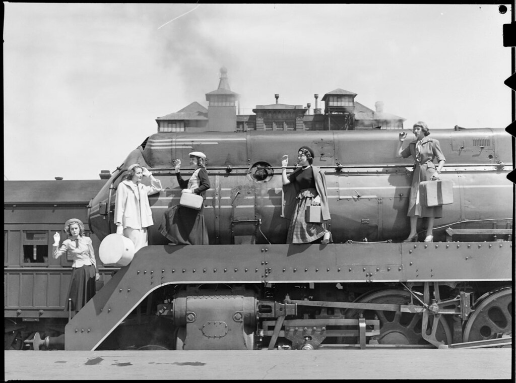 Central Station, Models on C38 Engine for Glamour magazine