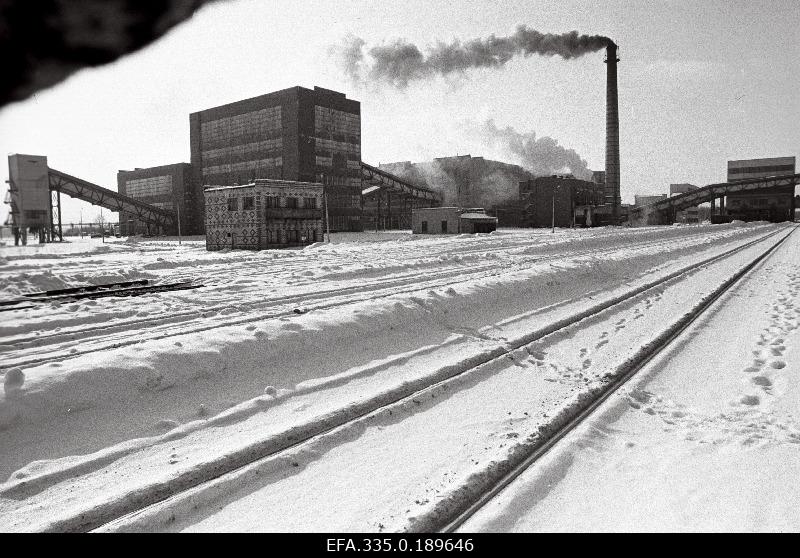 Outdoor view of the Estonian Põlevkivi Mine.