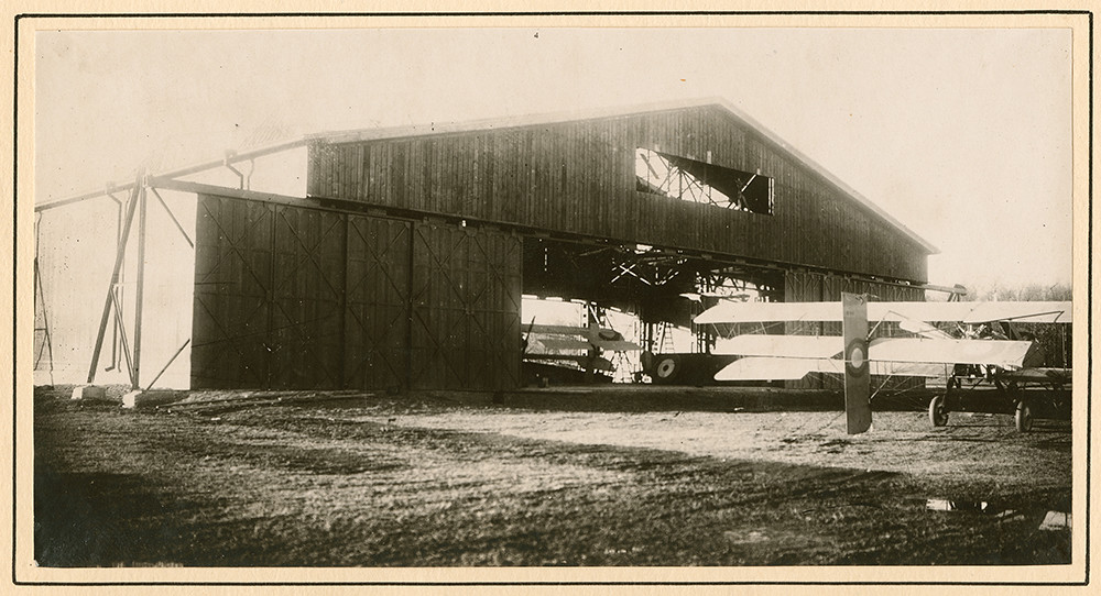 [captured Russian Air Force biplanes at the Post-Volynsky Aerodome]