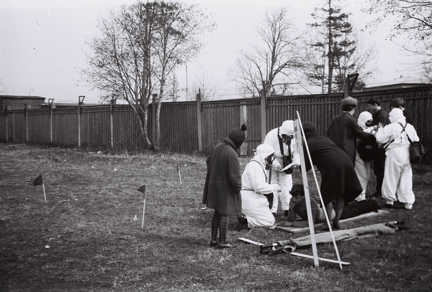 Civil defence exercise in Sillamäel, 1967 a