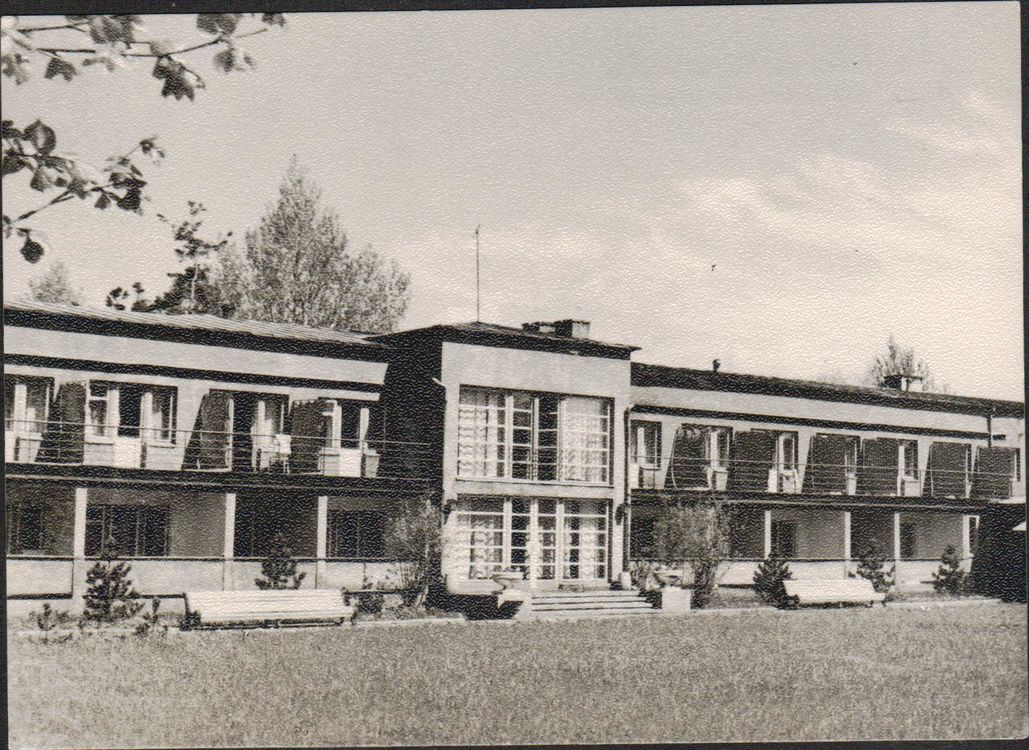 Postcard Pärnu sanatoorium Food basket no.1 1966
